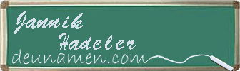 Jannik Hadeler Visitenkarte